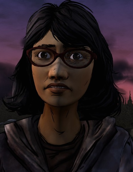 Sarah is a character used to contrast Clementine. At 15, she is considerably older, yet far less adult. 