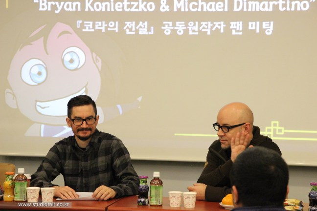 The two masterminds behind the Avatar universe.