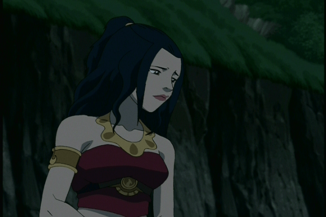 In a rare moment, Azula's armor comes down and the audience bears witness to an incredibly awkward teenager who really has no idea who she is in the normal world. 