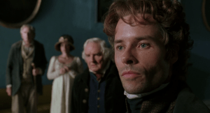 Throughout the film, Guy Pierce (who plays Mondego) routinely makes the face of someone who has just stepped in dog poop. 